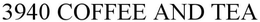 3940 COFFEE AND TEA trademark