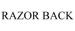 RAZOR BACK trademark
