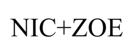 NIC+ZOE trademark