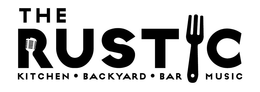THE RUSTIC KITCHEN · BACKYARD · BAR · MUSIC trademark