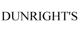 DUNRIGHT'S trademark