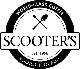 WORLD-CLASS COFFEE SCOOTER'S EST. 1998 ROOTED IN QUALITY trademark