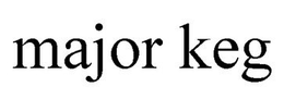 MAJOR KEG trademark