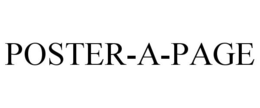 POSTER-A-PAGE trademark