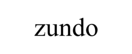 ZUNDO trademark