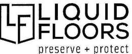 LF LIQUID FLOORS PRESERVE + PROTECT trademark