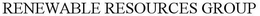 RENEWABLE RESOURCES GROUP trademark