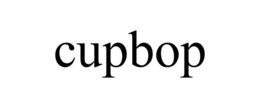 CUPBOP trademark