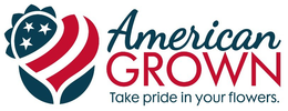 AMERICAN GROWN TAKE PRIDE IN YOUR FLOWERS. trademark