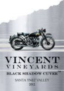 VINCENT VINEYARDS BLACK SHADOW CUVEE SANTA YNIZ VALLEY 2012 trademark
