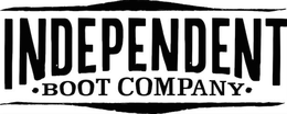 INDEPENDENT· BOOT COMPANY · trademark
