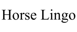 HORSE LINGO trademark