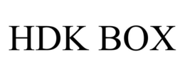 HDK BOX trademark