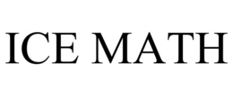 ICE MATH trademark