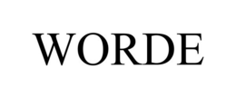 WORDE trademark