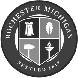 ROCHESTER MICHIGAN SETTLED 1817 trademark