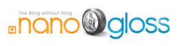 TIRE BLING WITHOUT SLING Q NANOGLOSS trademark