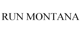 RUN MONTANA trademark