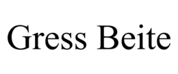 GRESS BEITE trademark