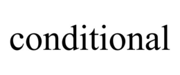 CONDITIONAL trademark