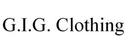 G.I.G. CLOTHING trademark