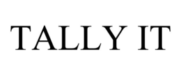TALLY IT trademark