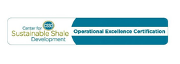 CSSD CENTER FOR SUSTAINABLE SHALE DEVELOPMENT OPERATIONAL EXCELLENCE CERTIFICATION trademark