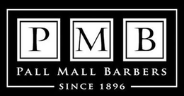 PMB PALL MALL BARBERS SINCE 1896 trademark