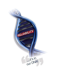 RELIABILITY " . . . . IT'S IN OUR DNA!" trademark