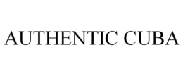 AUTHENTIC CUBA trademark