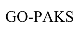 GO-PAKS trademark