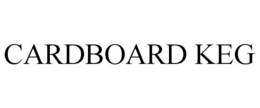 CARDBOARD KEG trademark