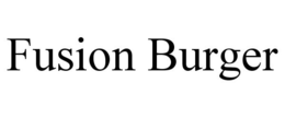 FUSION BURGER trademark