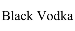 BLACK VODKA trademark