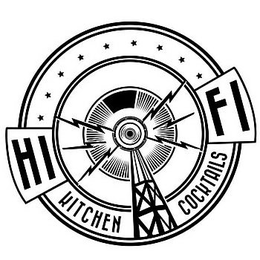 HI FI KITCHEN COCKTAILS trademark