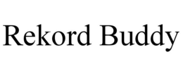 REKORD BUDDY trademark