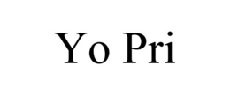 YO PRI trademark