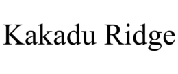 KAKADU RIDGE trademark