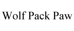 WOLF PACK PAW trademark