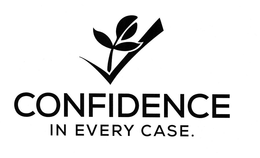 CONFIDENCE IN EVERY CASE. trademark