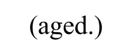 (AGED.) trademark