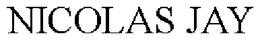 NICOLAS JAY trademark