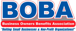 BOBA BUSINESS OWNERS BENEFITS ASSOCIATION "UNITING SMALL BUSINESSES & NON-PROFIT ORGANIZATIONS!" trademark