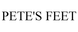 PETE'S FEET trademark