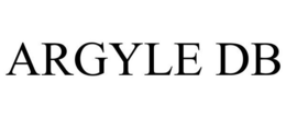 ARGYLE DB trademark
