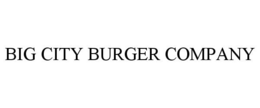 BIG CITY BURGER COMPANY trademark