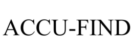 ACCU-FIND trademark