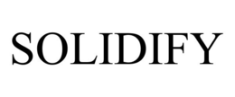SOLIDIFY trademark