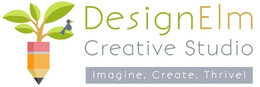 DESIGN ELM CREATIVE STUDIO. IMAGINE, CREATE, THRIVE trademark