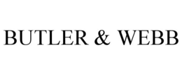 BUTLER & WEBB trademark